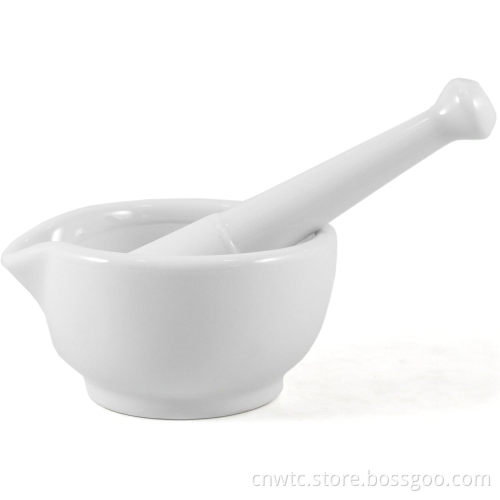 Hot Selling Laboratory Ceramic Mortar with Pestle: Premium Porcelain Ceramic Mortar and Pestle Set